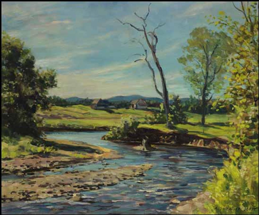 Adam Sherriff Scott (1887-1980) - Quebec Pastoral Scene