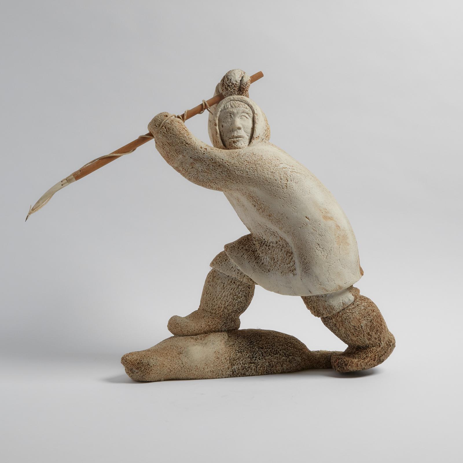 Simeonie Keenainak (1932) - Hunter With Spear