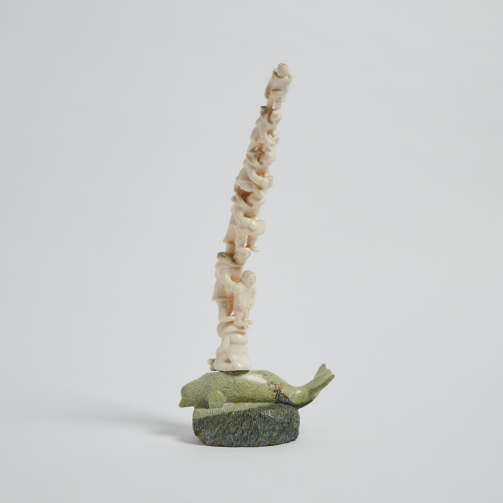 Jacoposie Tiglilk (1952) - Totem On Whale Base