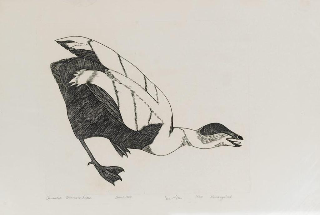 Kananginak Pootoogook (1935-2010) - Amaulik Common Eider
