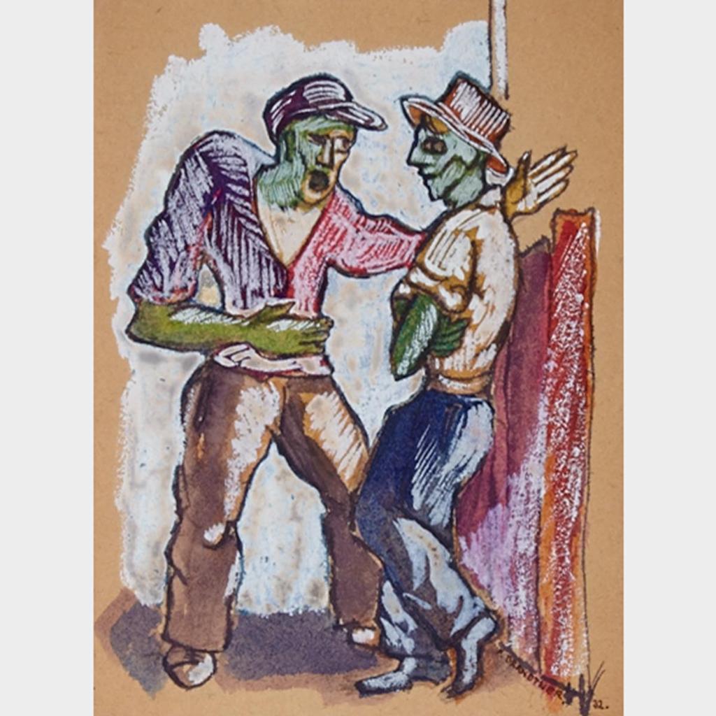 Fritz Brandtner (1896-1969) - Longshoremen