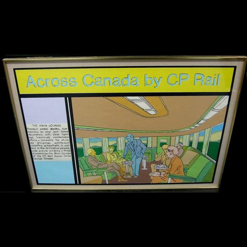 Charles Pachter (1942) - Across Canada By Cp Rail (Model Modern Message)