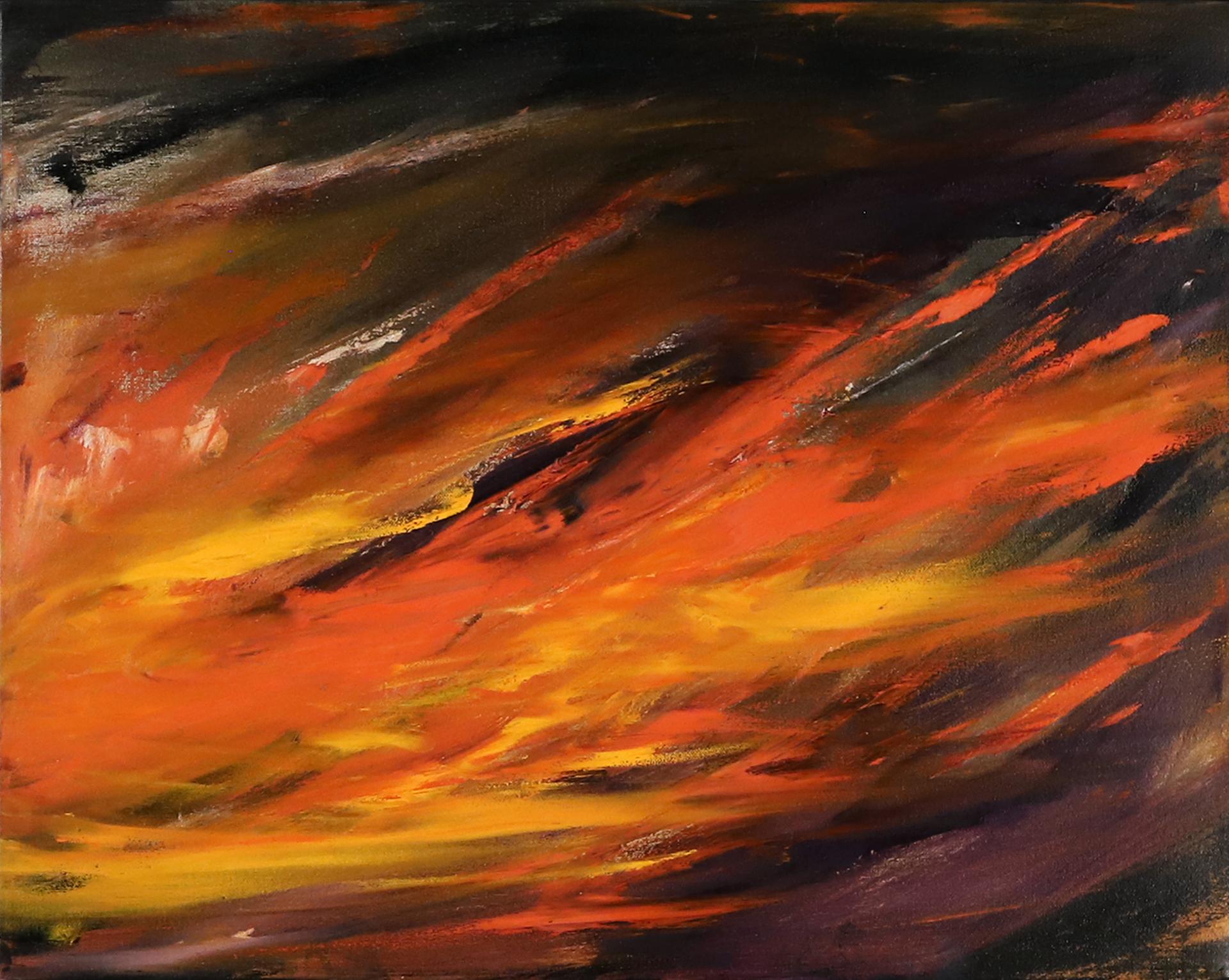 Rita Letendre (1928-2021) - Sous le signe du feu, 2000