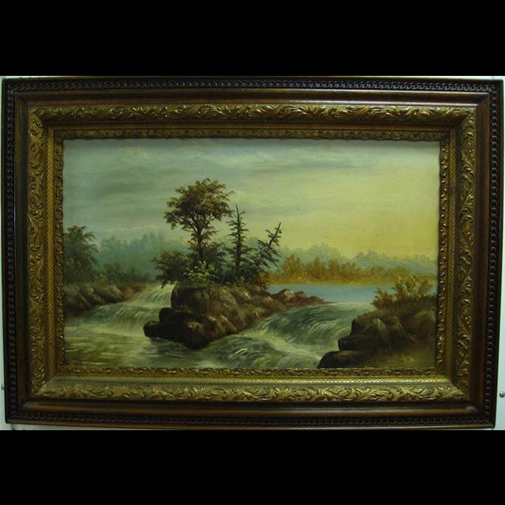 Octavius White (1850-1931) - Falls Study