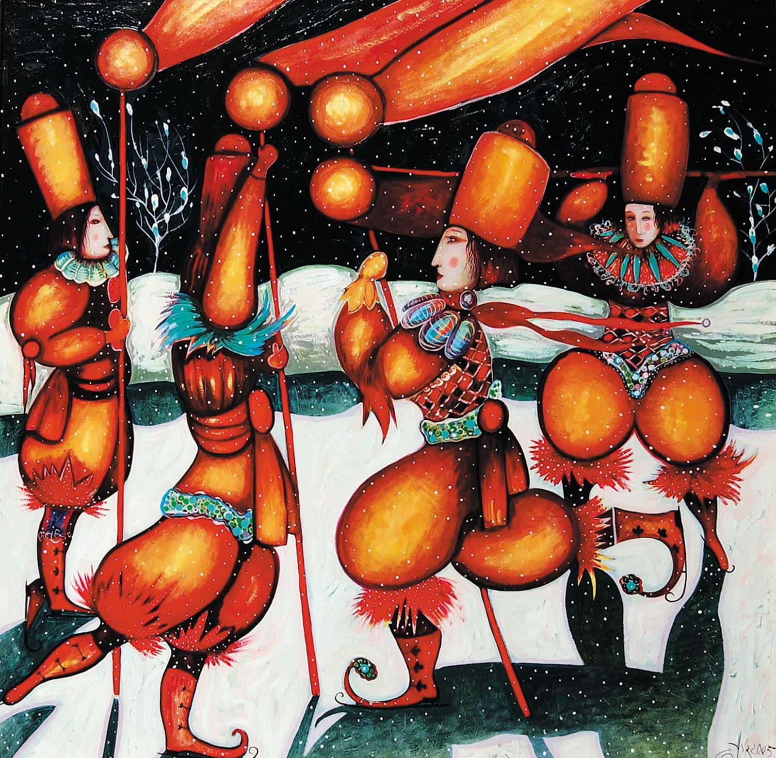 Toller Cranston (1949-2015) - Yellow Guard