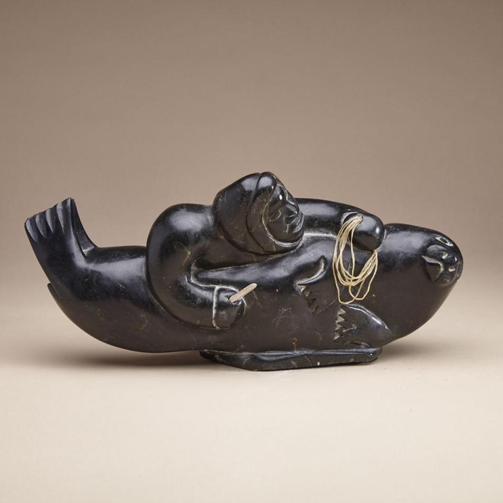 Alex Patsauq (1917) - Hunter Capturing A Seal