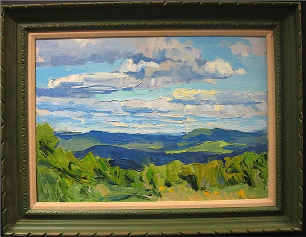 Ronald (Ron) Simpkins (1942-2008) - View Atop Mt. St. Anne, Laurentians