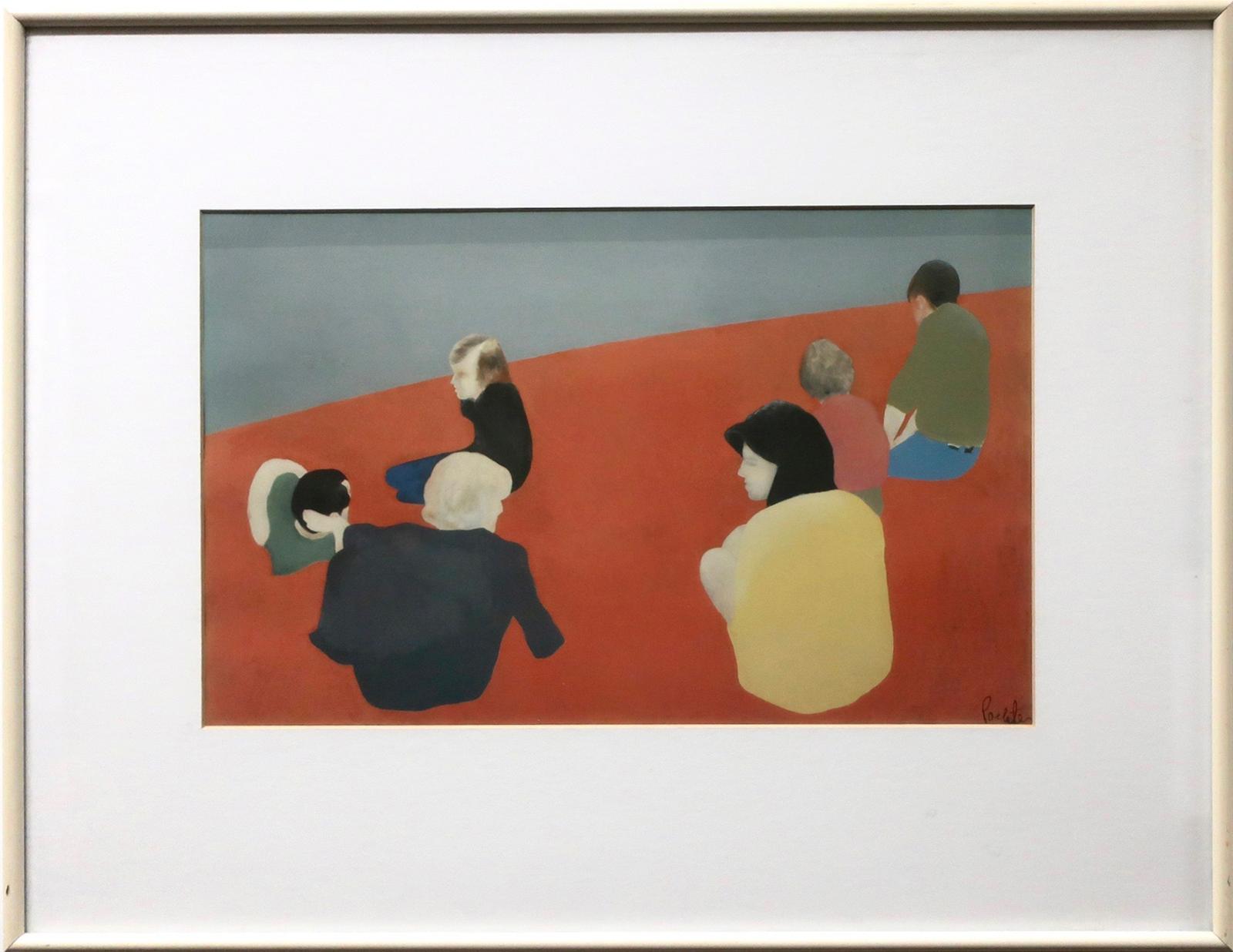 Charles Pachter (1942) - Six Figures In A Landscape