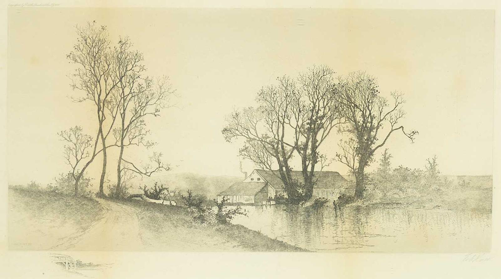 E.C. Rost - Untitled - The Mill on the River