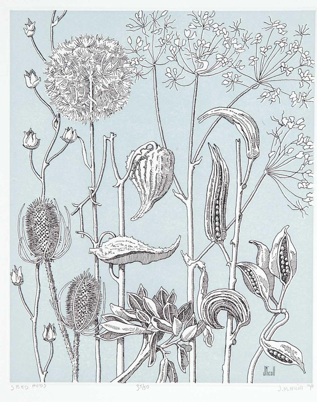 James (Jim) McLaren Nicoll (1892-1986) - Seed Pods  #35/50