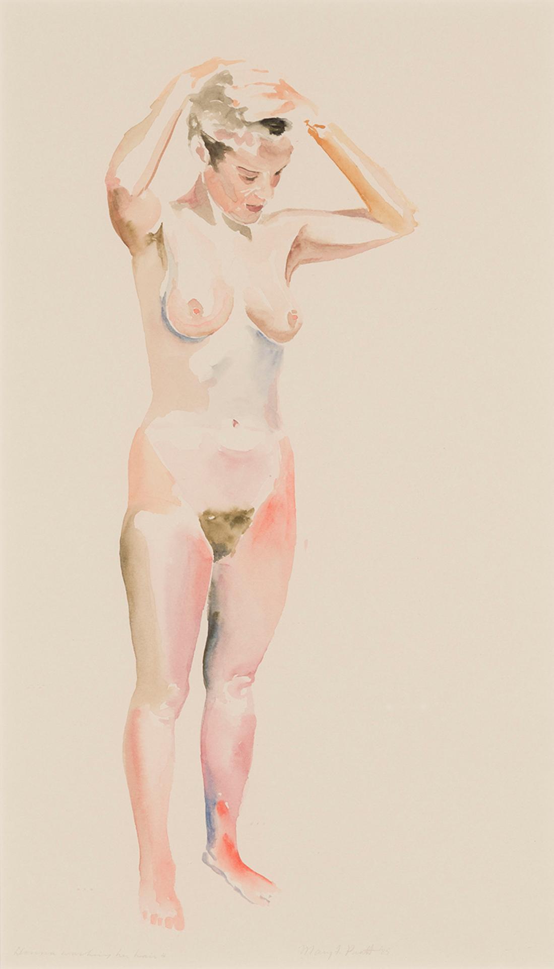 Mary Frances West Pratt (1935-2018) - Donna Washing her Hair 4