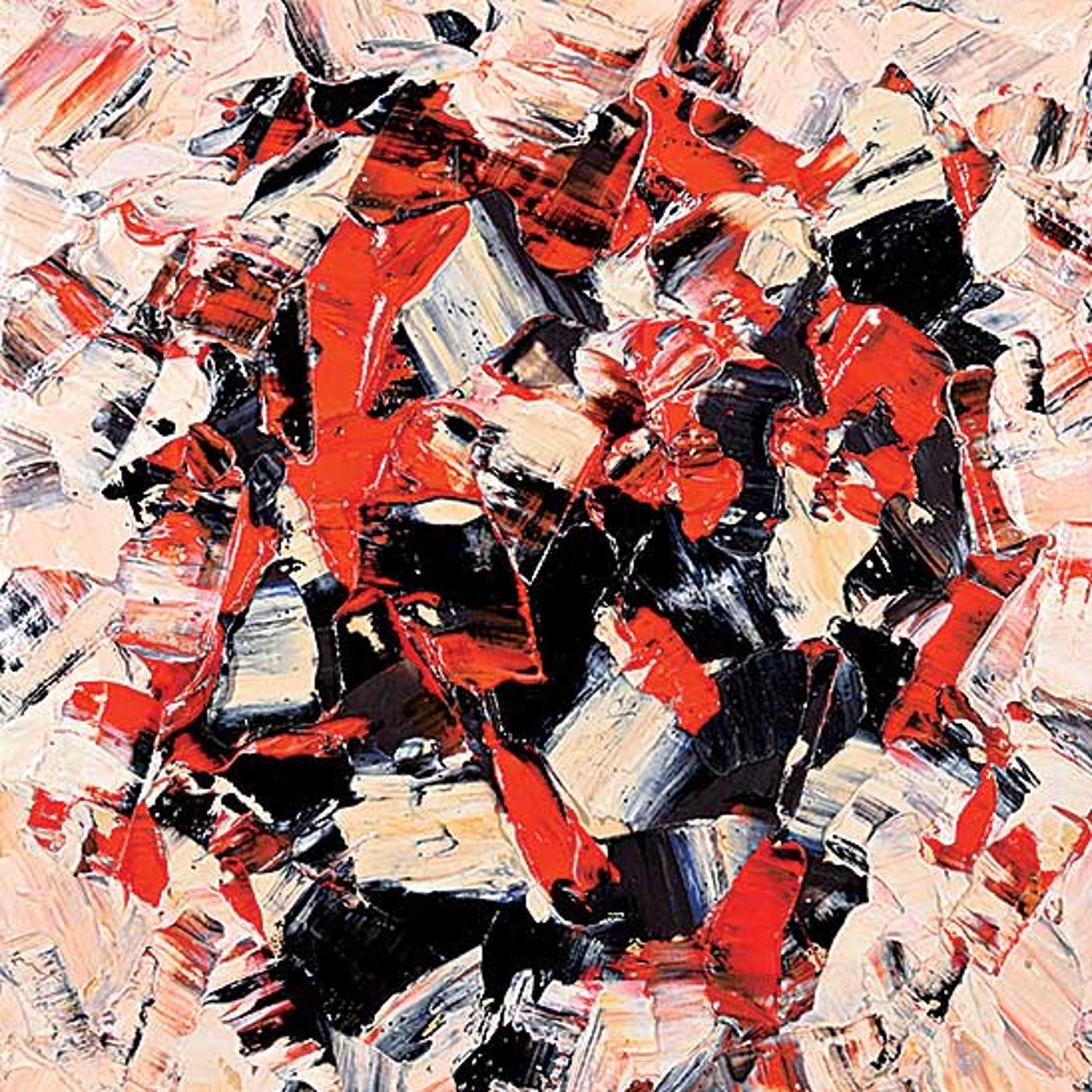 Chris S. Flodberg - Chiseled [sic] Space, Orange and Black
