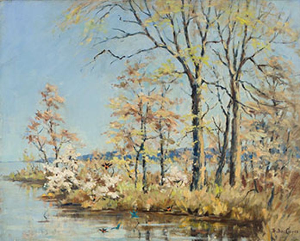 Berthe Des Clayes (1877-1968) - Lake of Two Mountains