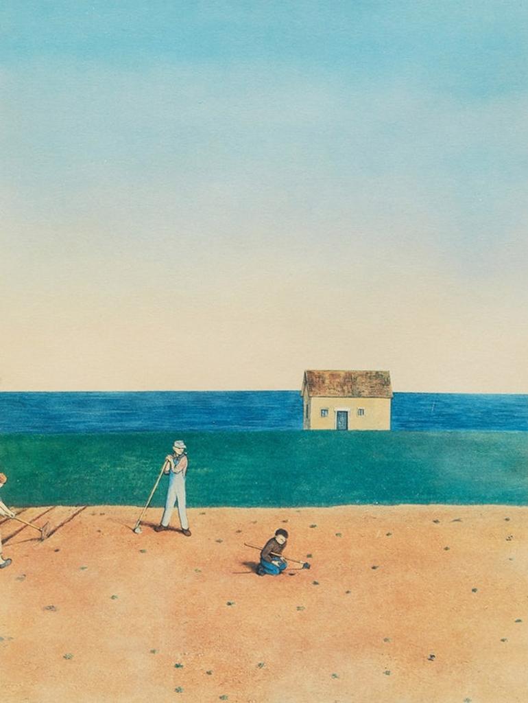 William Kurelek (1927-1977) - Potato Planters