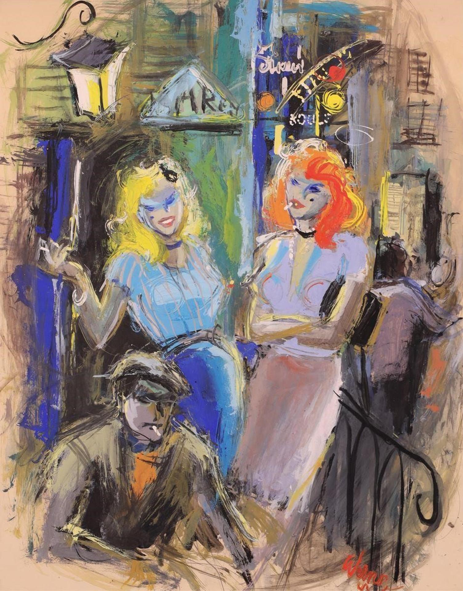 Gösta Werner (1909-1989) - Parisian Night Life