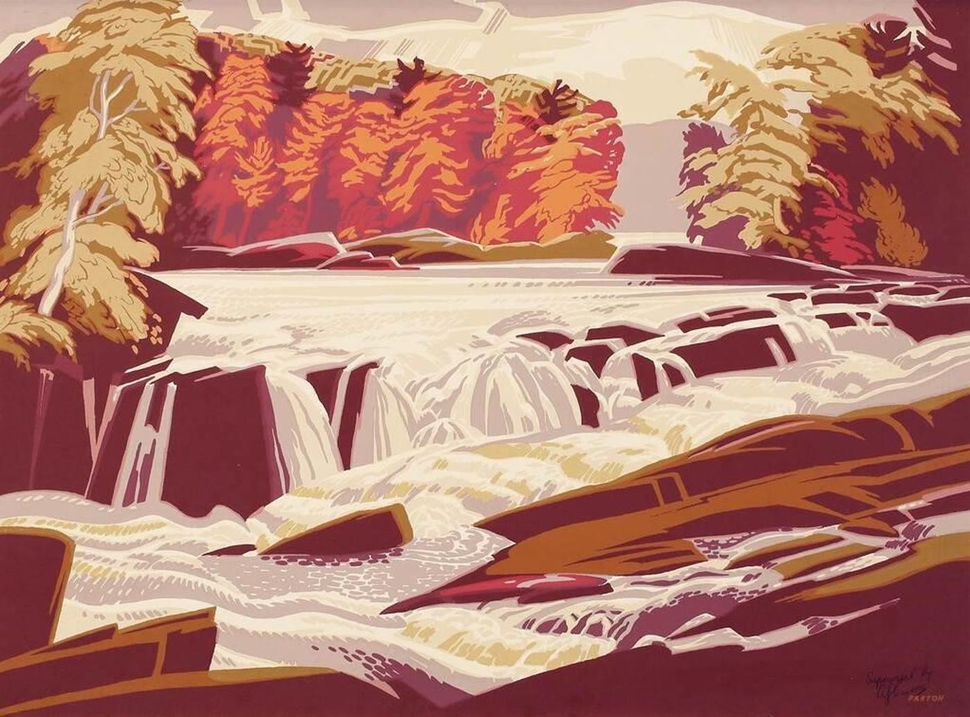 L.Sampson-Matthews (1894-1954) - Silver Stream