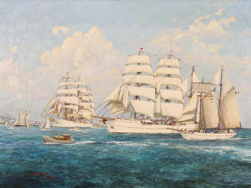 Duncan Mackinnon Crockford (1922-1991) - The Start Of The Race, Bermuda, Newport R.I. (June 1976); 1977