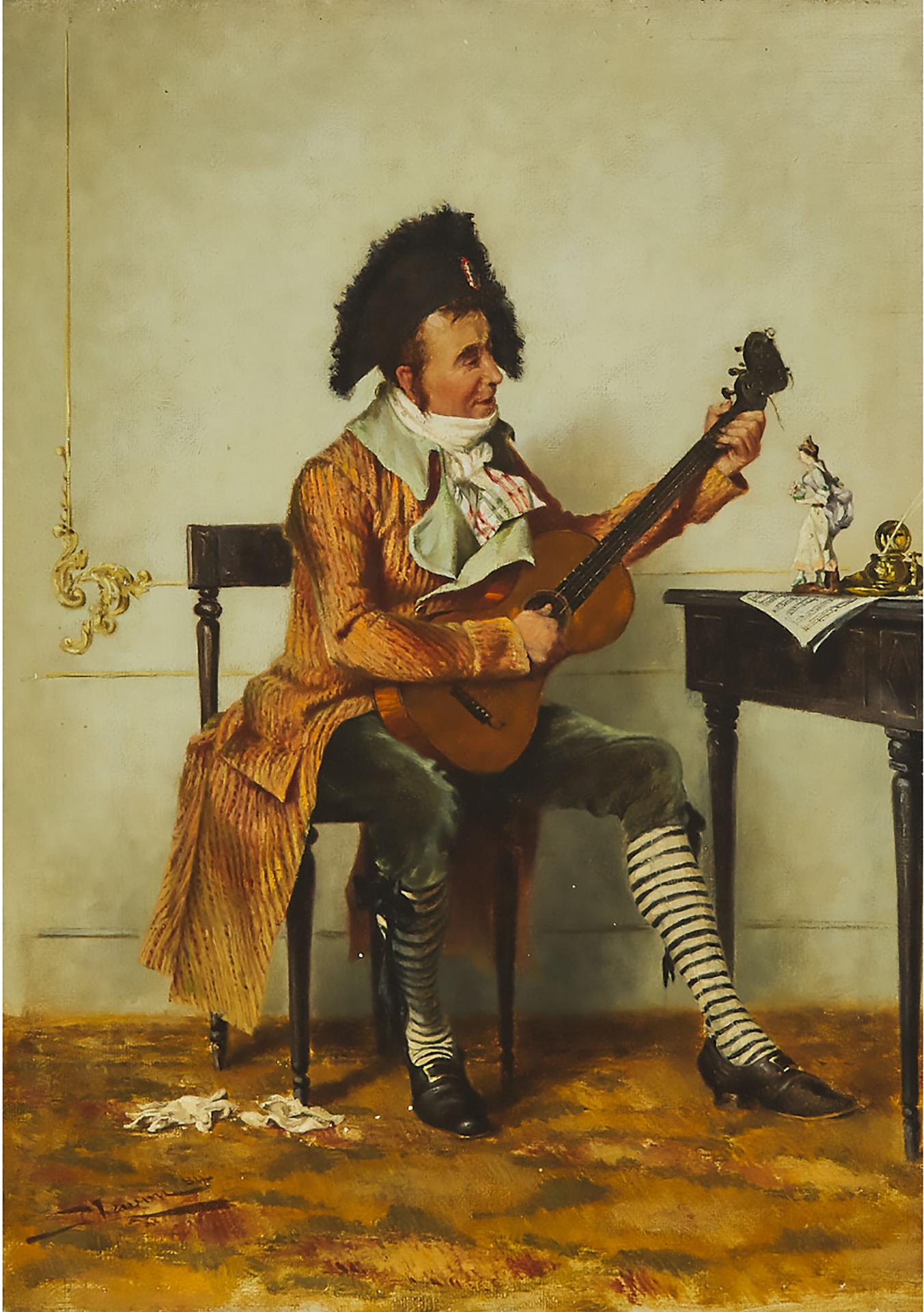 Stephen Lewin - The Guitar Player, 1894