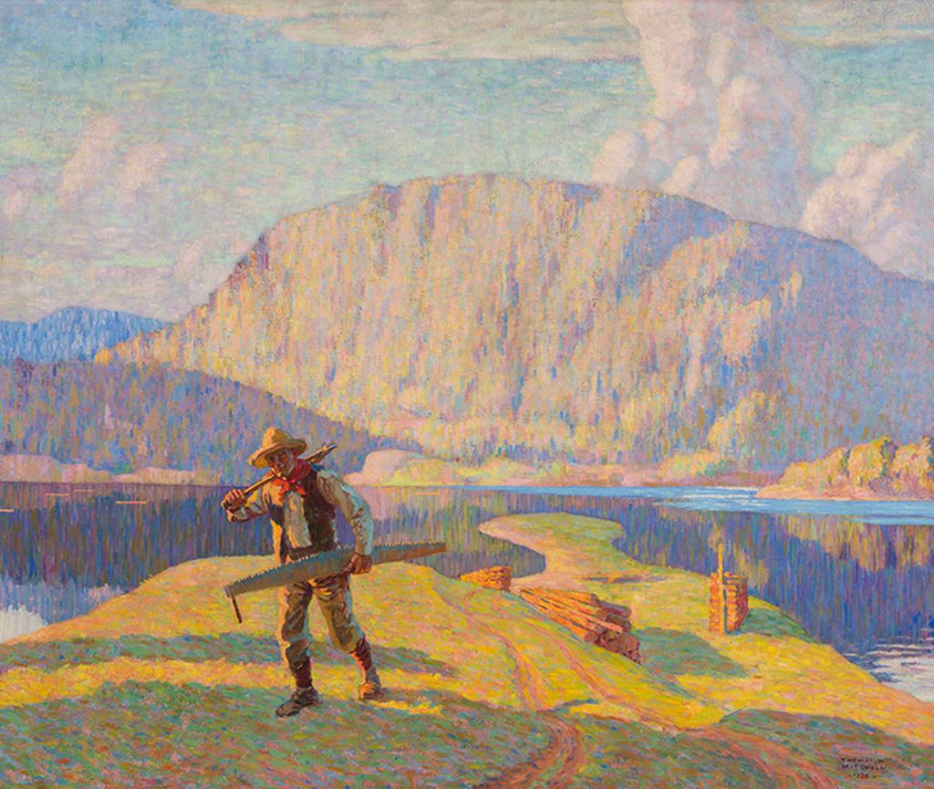 Thomas Wilberforce Mitchell (1879-1958) - Evening at Matawa (Ottawa River)