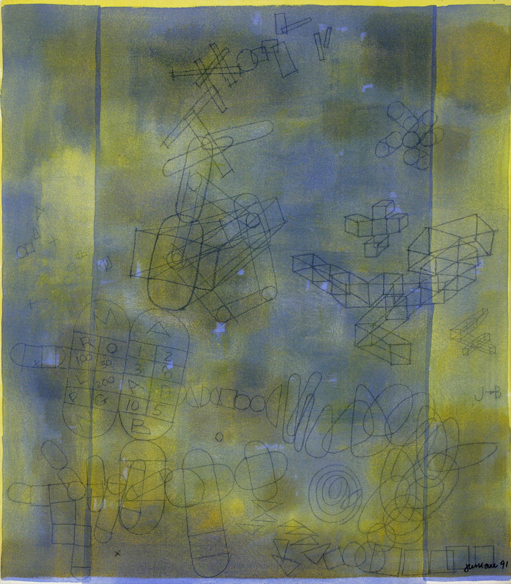 Denis Juneau (1925-2014) - Danse des enfants, 1991