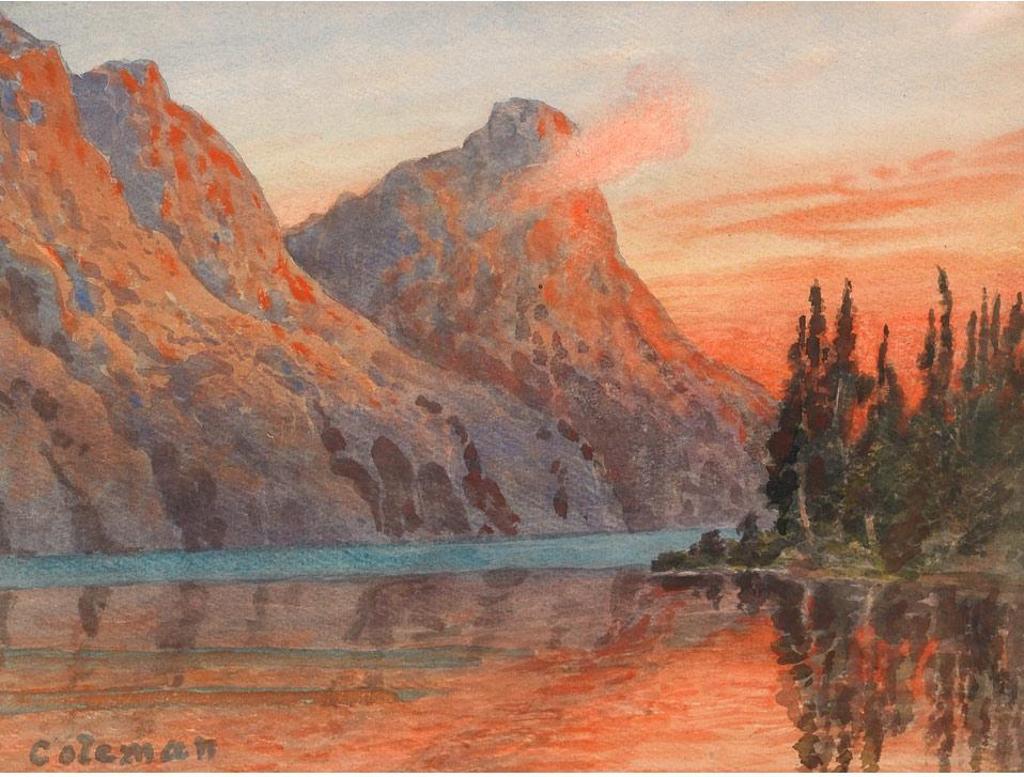 Arthur Philemon Coleman (1852-1939) - Fortress Lake, 50 Miles South Of Jasper