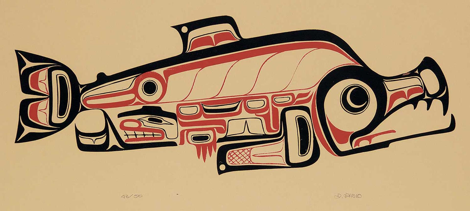 Duane Pasco - Untitled - Salmon  #43/50