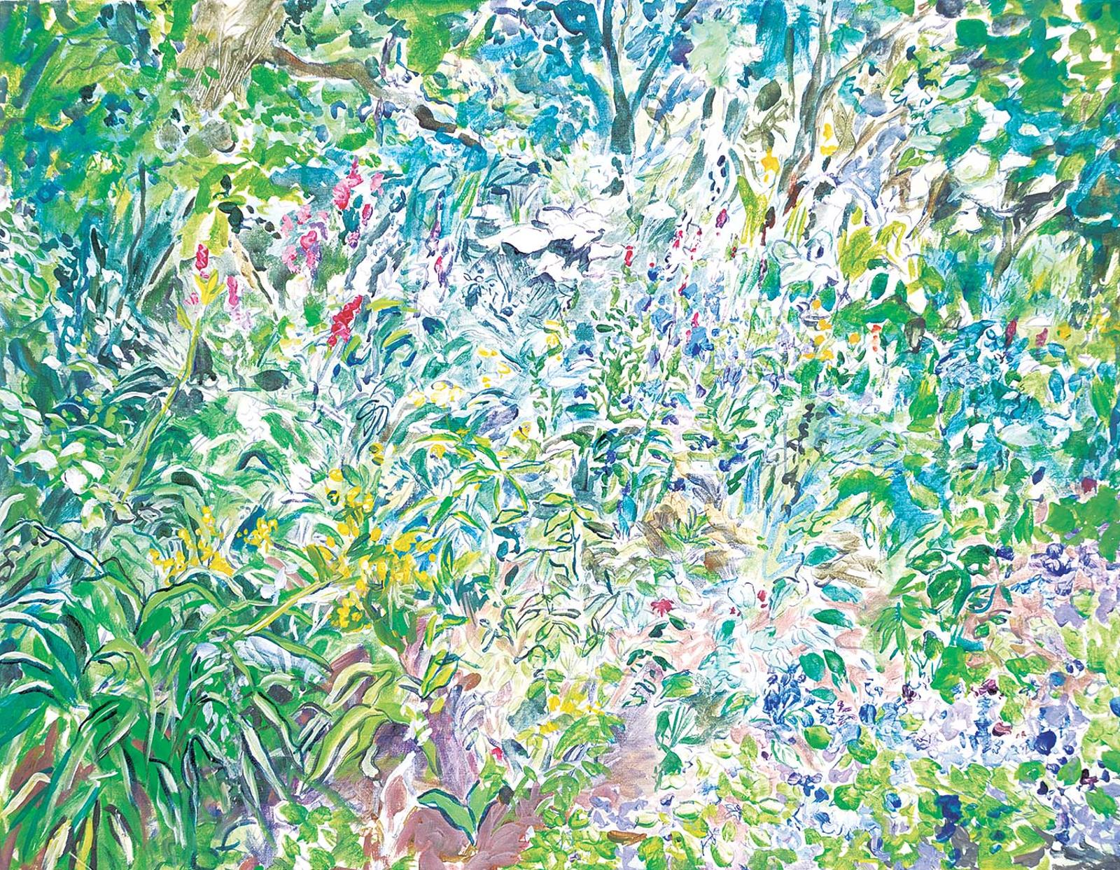 Rebecca Perehudoff (1953) - Flower Walkway