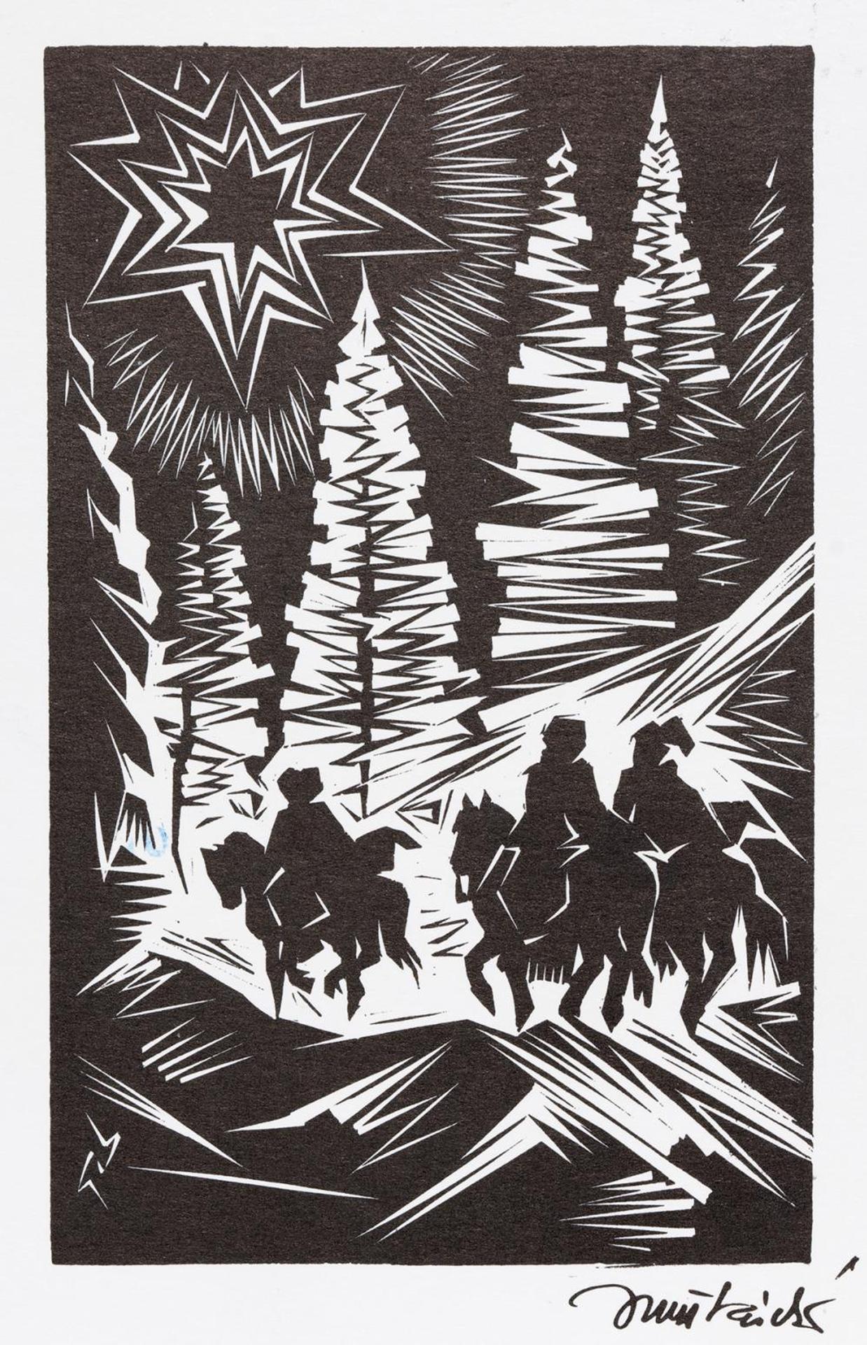 Laszlo Imets (1934) - Untitled - Three Kings