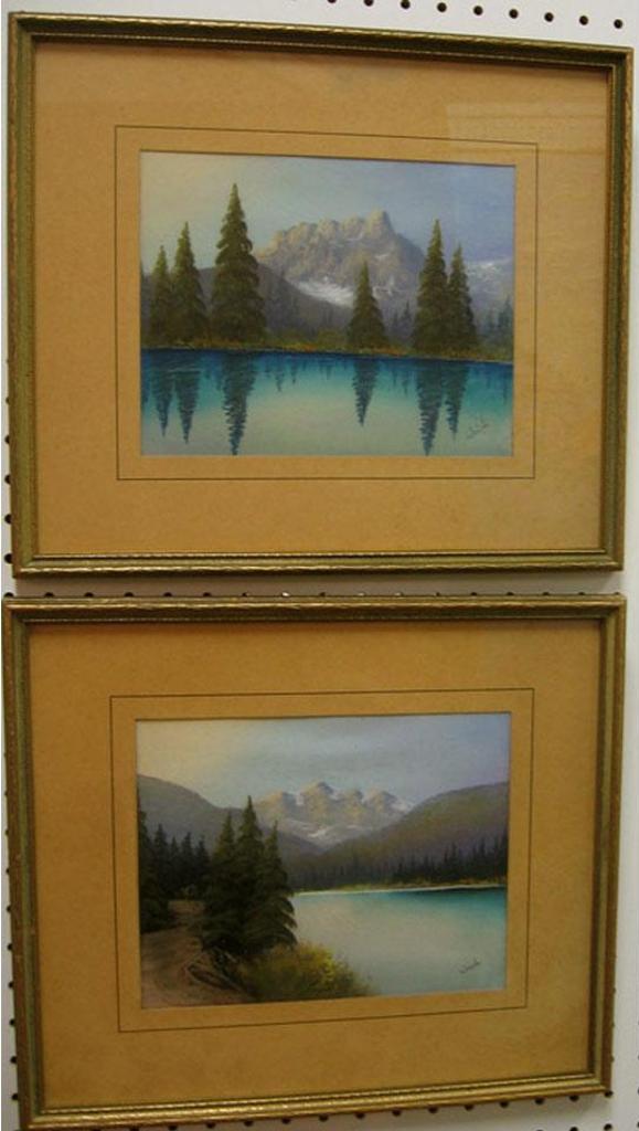 Maisie Wride (1892-1973) - Mt. Eisenhower; Box Lake