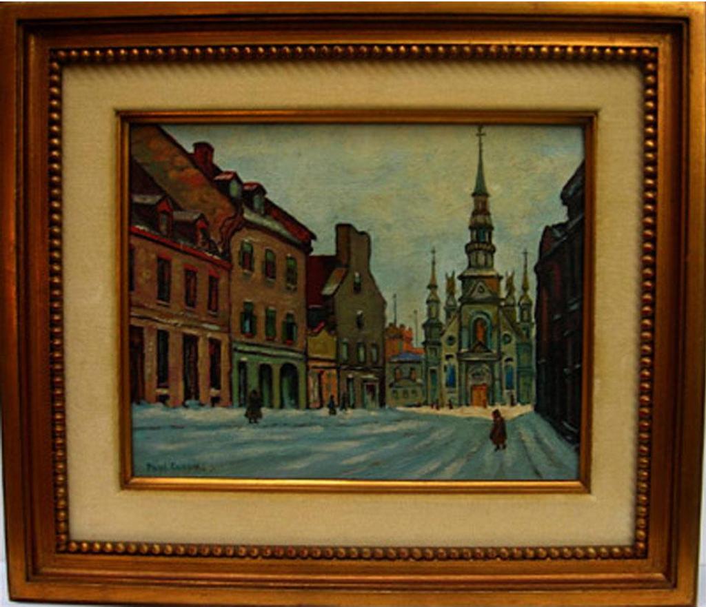 Paul Archibald Octave Caron (1874-1941) - Street Scene