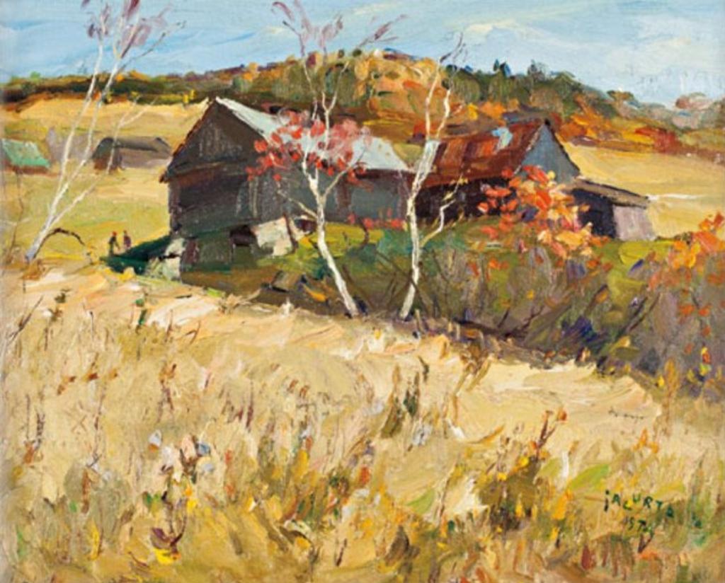 Francesco (Frank) Iacurto (1908-2001) - Barn in Autumn