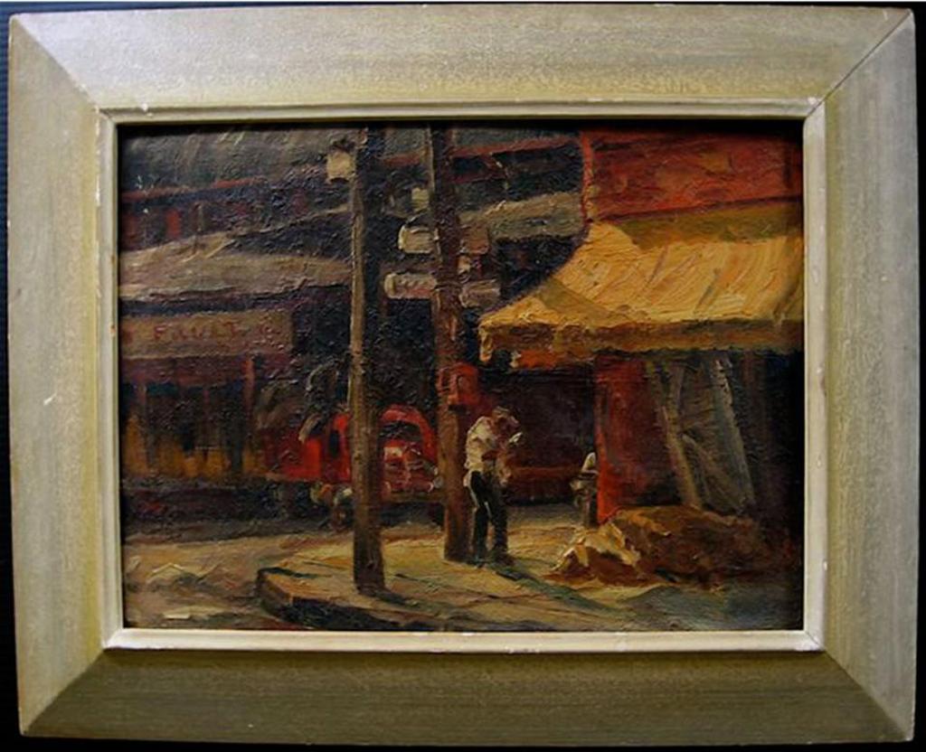 Donald Gordon Fraser (1921-2003) - On The Corner