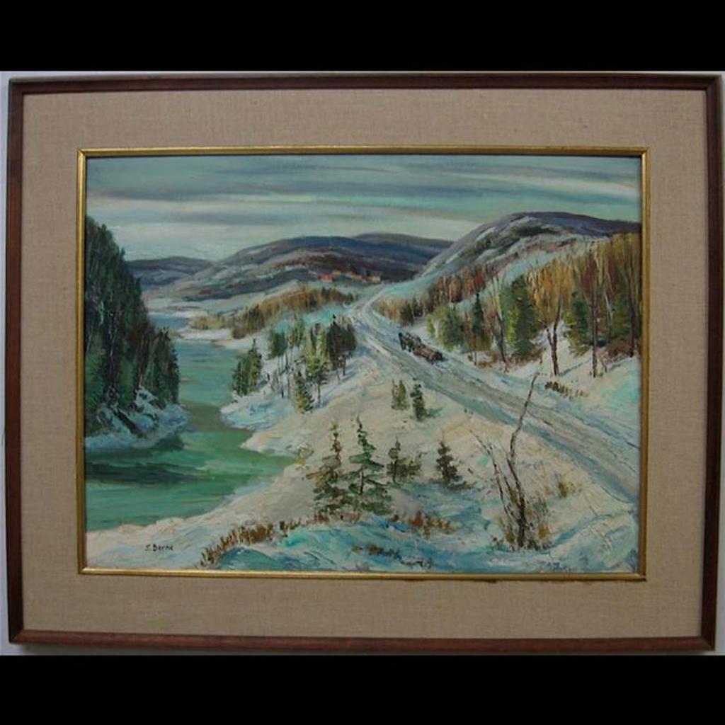 Sydney Martin Berne (1921-2013) - Logging - St. Jovite, Que.