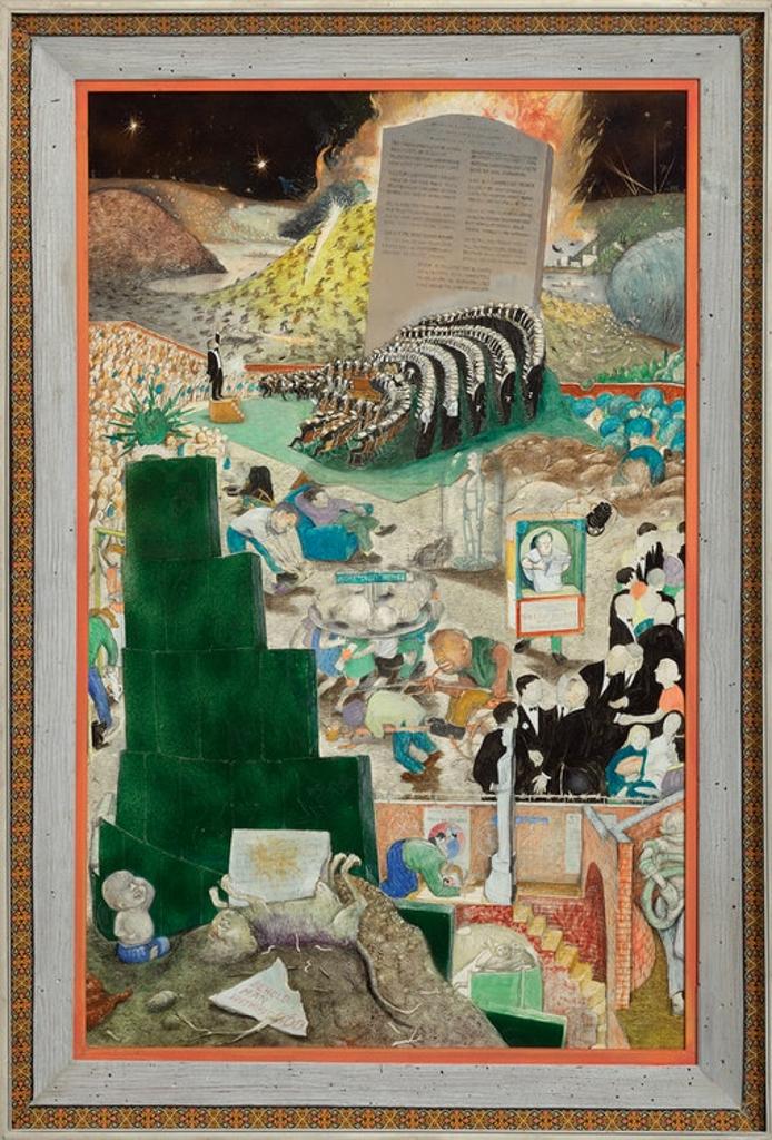 William Kurelek (1927-1977) - Behold Man Without God (#3)
