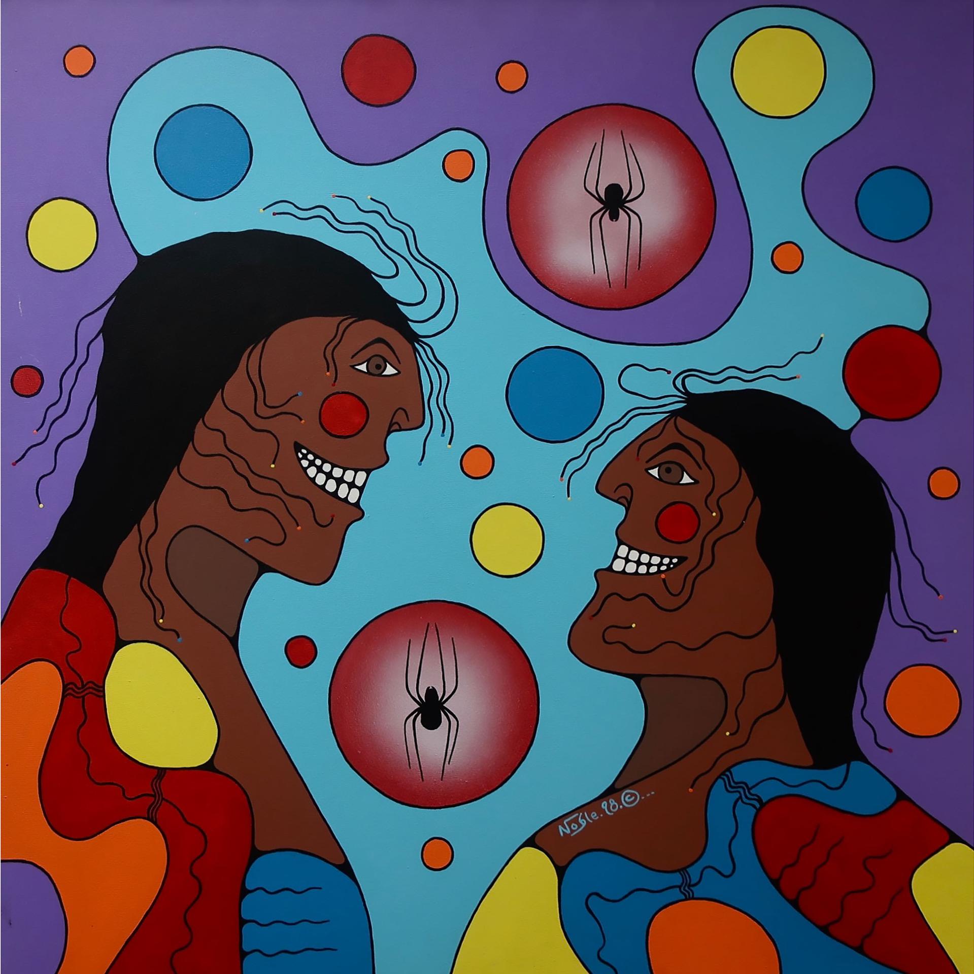 Robert Noble (1857-1917) - Two Men And Two Spiders
