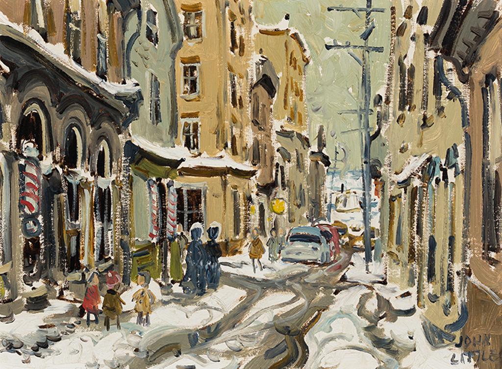John Geoffrey Caruthers Little (1928-2024) - Rue sous le fort, Quebec