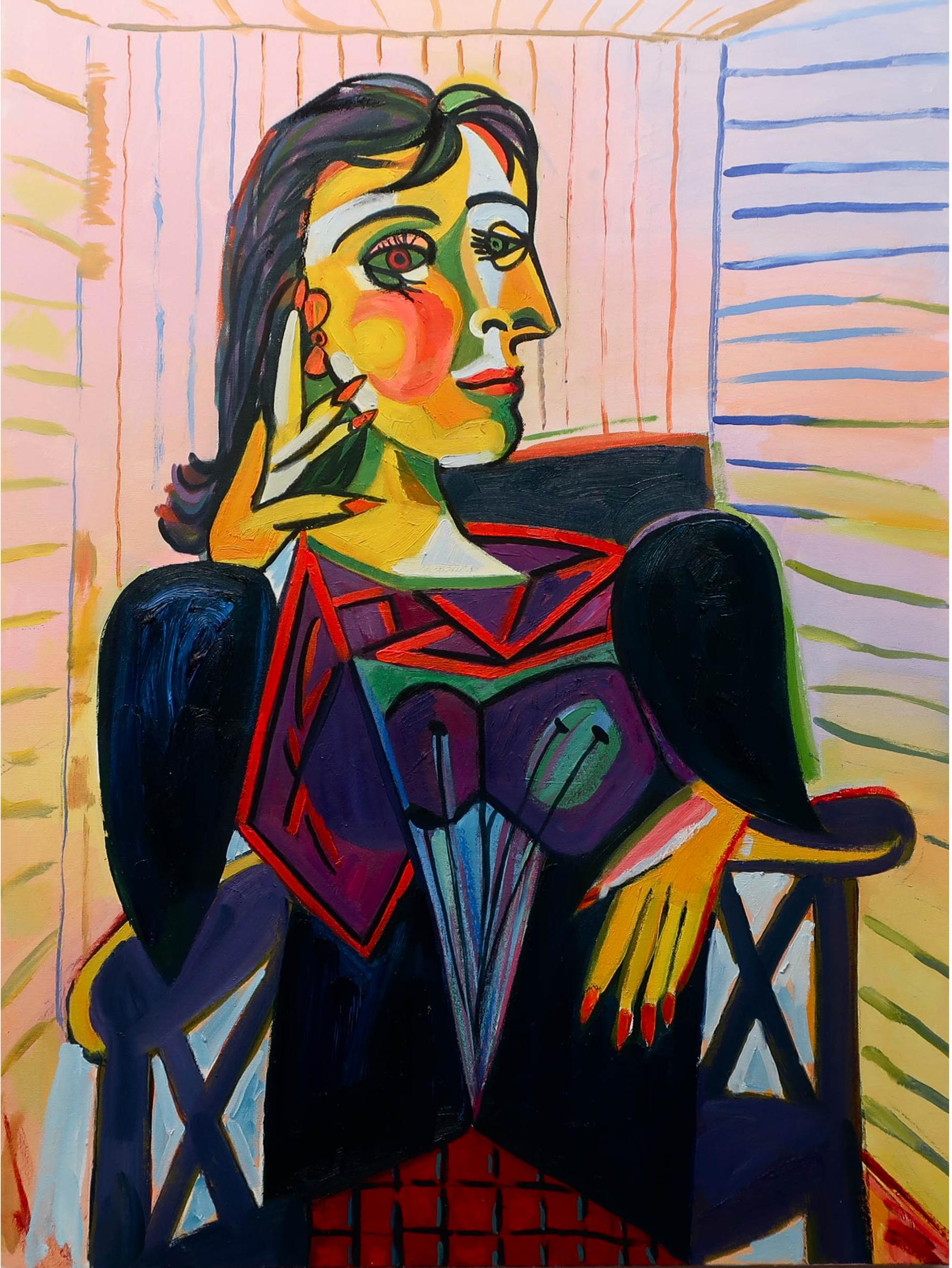 Alex Korenfeld (1944) - Women In Arm Chair