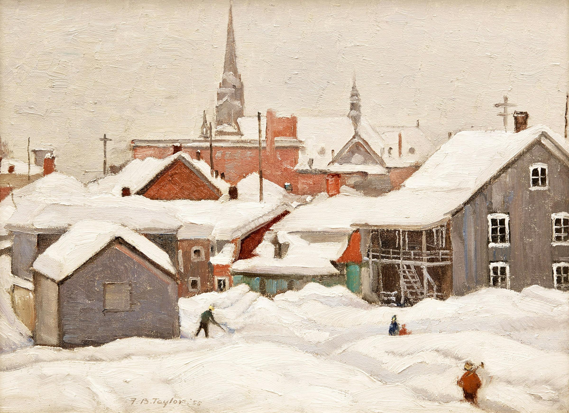 Frederick Bourchier Taylor (1906-1987) - In Baie St. Paul, Charlevoix Country, P.Q.