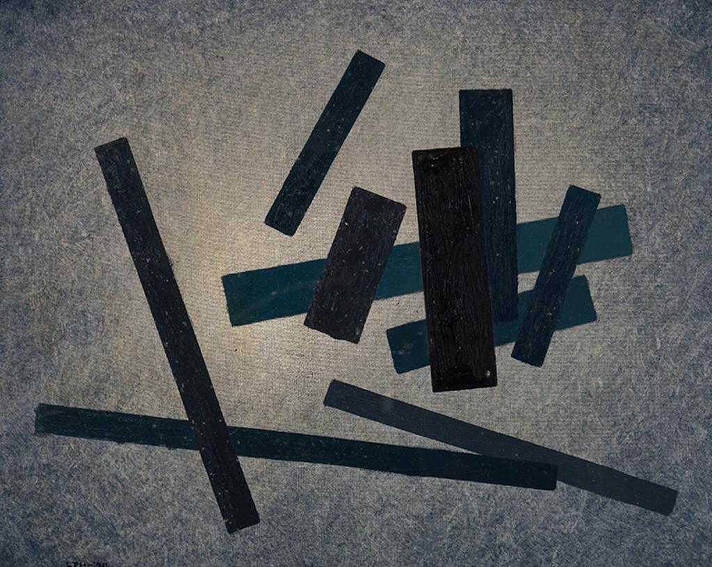 Lawren Phillips Harris (1910-1994) - Composition (London Sketch, #109)