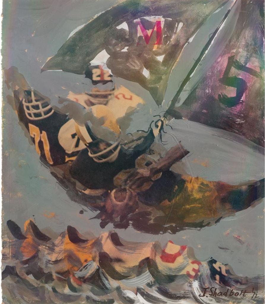 Jack Leaonard Shadbolt (1909-1998) - Altered Reproduction 18 - Ship Of Fools