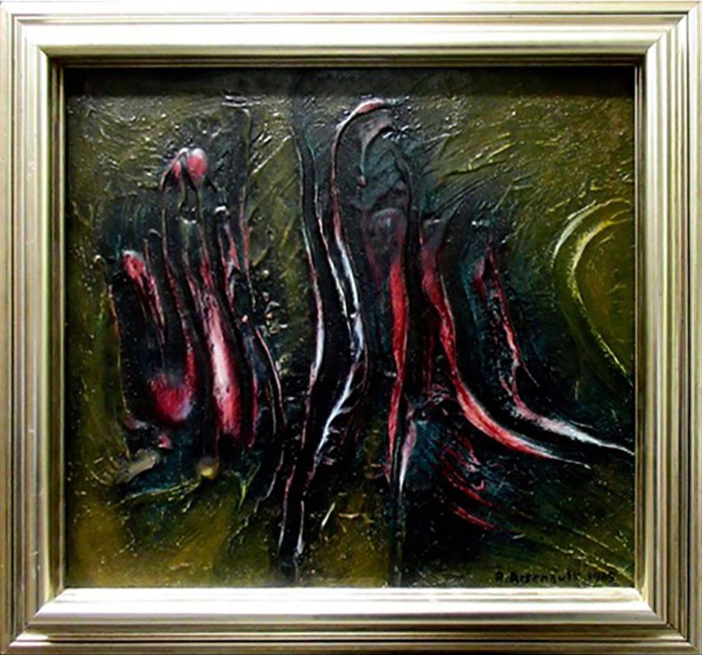 Real Arsenault (1945) - Untitled (Abstract) &