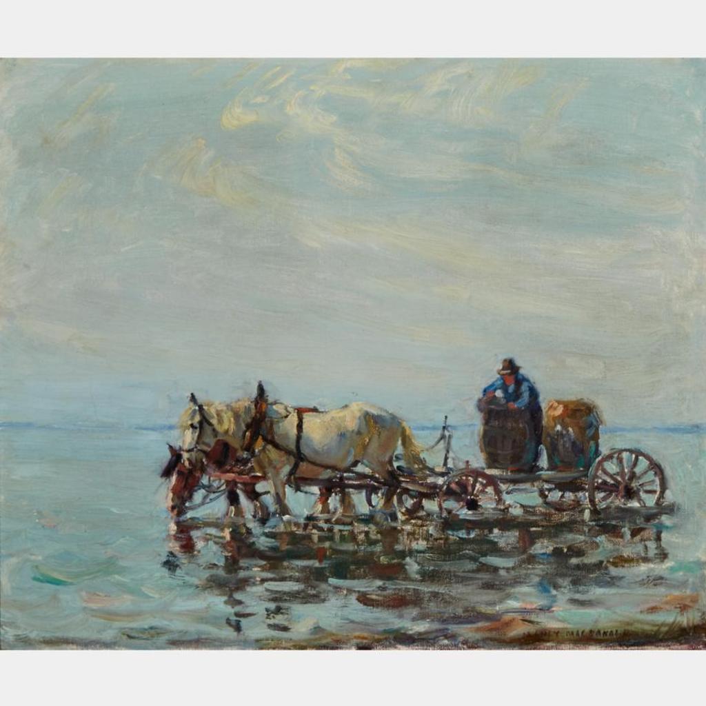 Manly Edward MacDonald (1889-1971) - Hauling Water, Bay Of Quinte