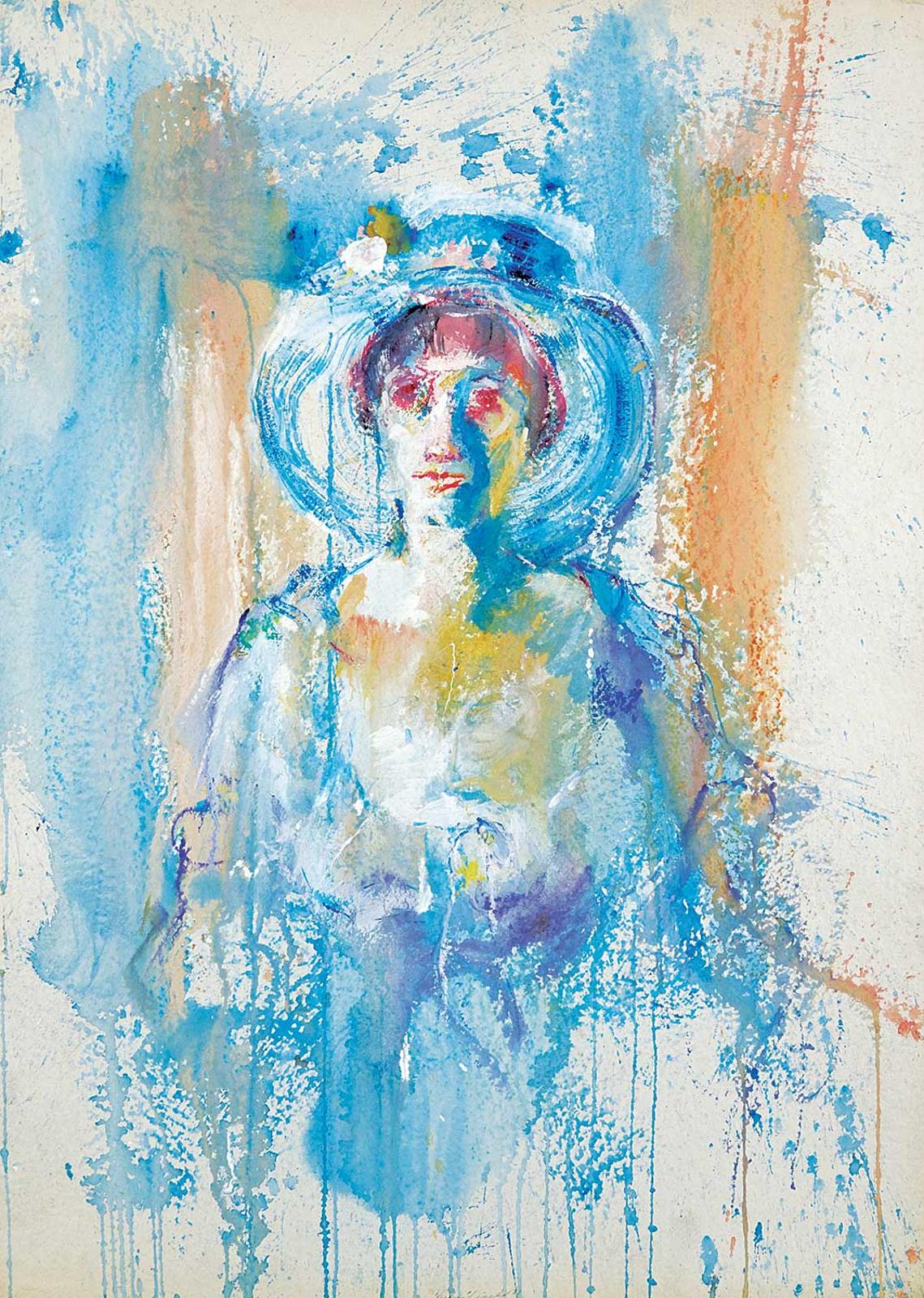 Kenneth Finch - Untitled - Woman in Flowered Hat