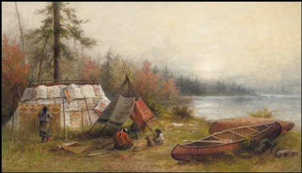 Frederick Arthur Verner (1836-1928) - Indian Encampment