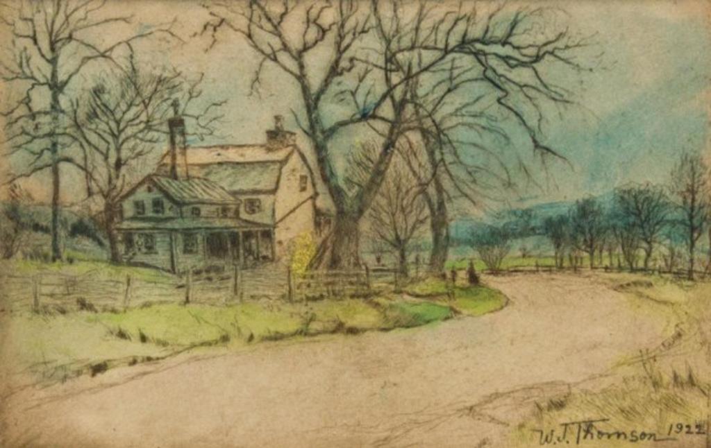 William James Thomson (1857-1927) - The Old Holmstead