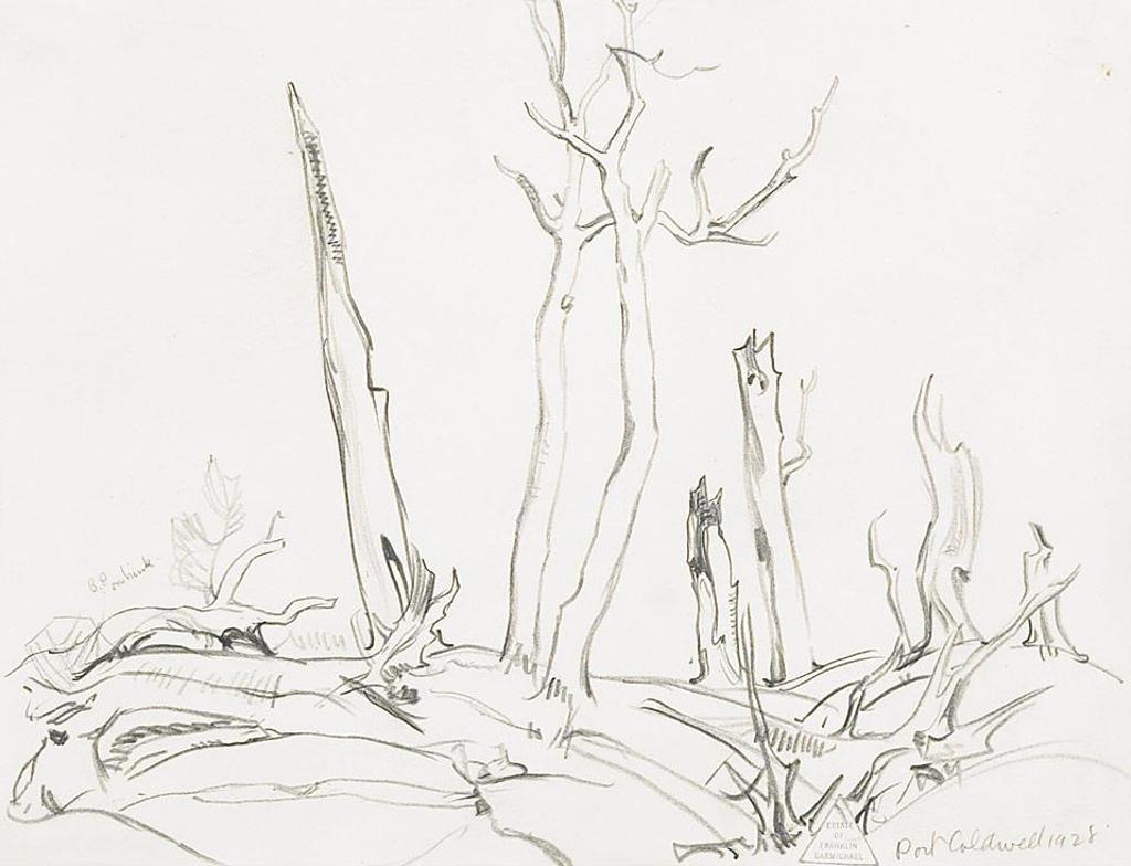 Franklin H. Carmichael (1898-1992) - Burnt Trees, Port Coldwell