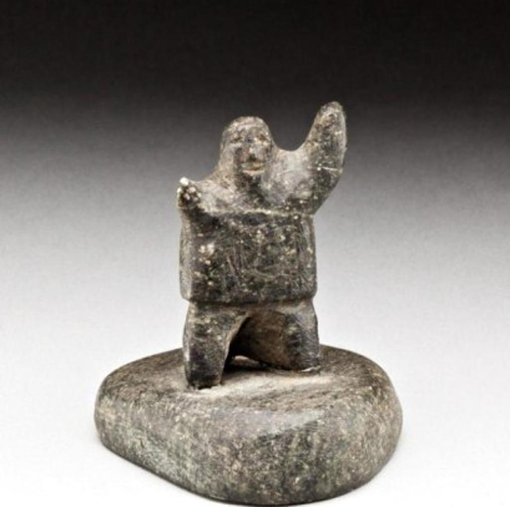 Luke Anowtalik (1932-2006) - Kneeling man