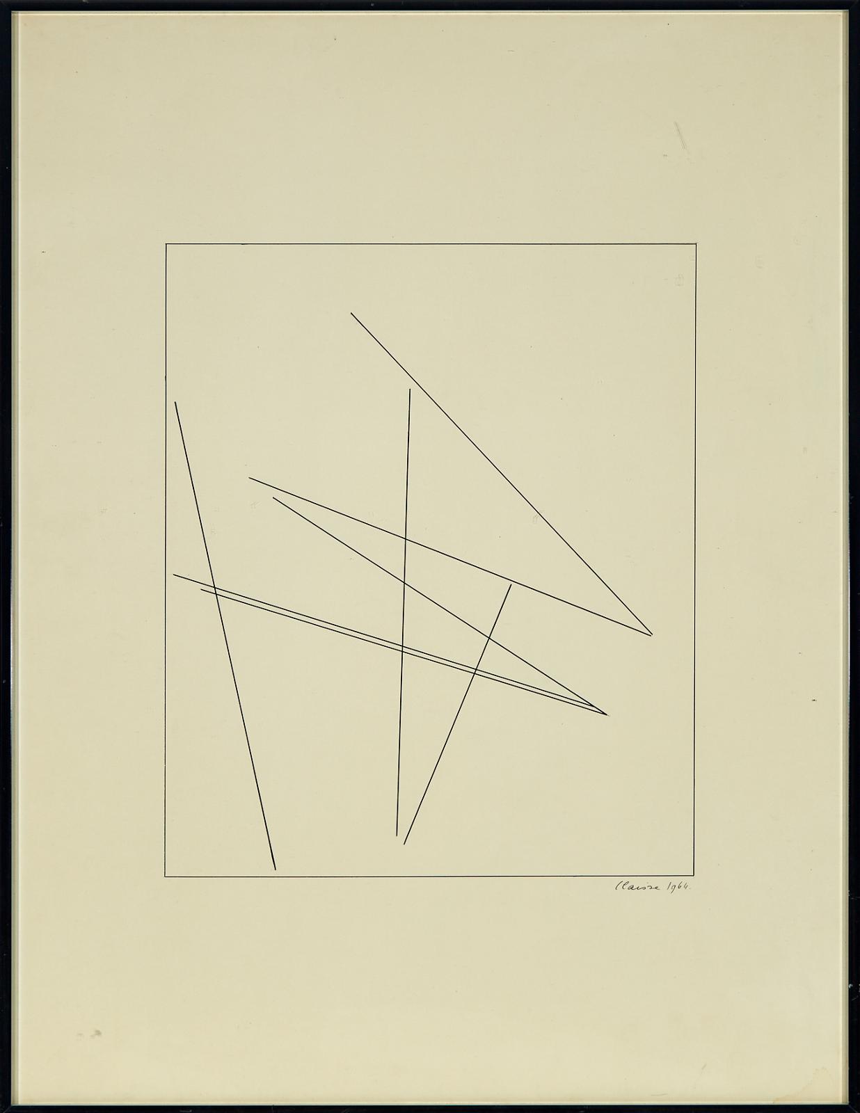 Geneviève CLAISSE (1935-2018) - Untitled, 1964