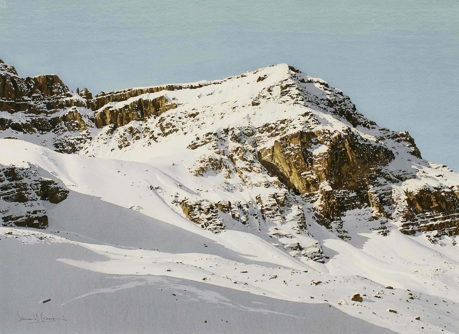 Simon Hielko Camping (1928) - The Shadow Of The Towers (Mt. Terrapin)
