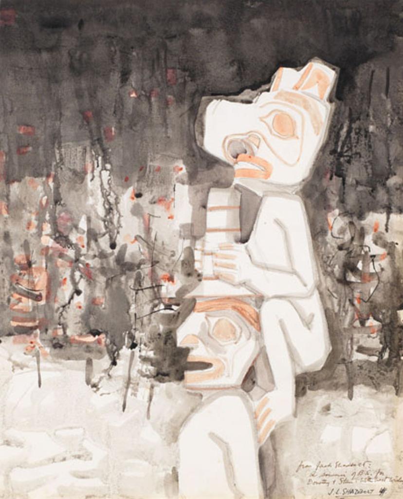 Jack Leaonard Shadbolt (1909-1998) - Winter Totem